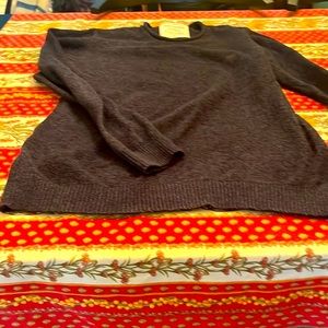 Abercrombie & Fitch gorgeous 100% cotton sweater - dark blue gray XL